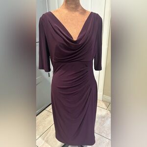 Ralph Lauren Deep Purple Midi Dress